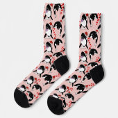 Chaussette Baleine tueuse Orca Christmas (Gauche)