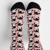 Chaussette Baleine tueuse Orca Christmas (Haut)