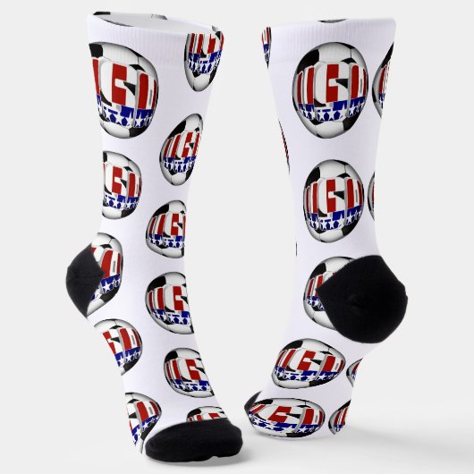 Chaussette Balle de foot USA (Angulaire)