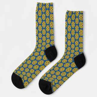 Chaussette Balle de Pickleball Bleue et Jaune