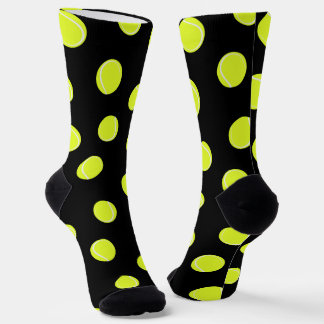 Chaussette Balle de tennis à motif noir