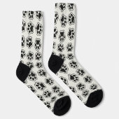 Chaussette Balles noires, Paws de chien, Paws de chat, Plan (Droite)