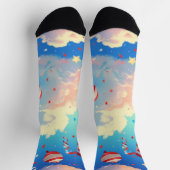 Chaussette Ballons et étoiles (Haut)