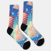 Chaussette Ballons et étoiles (Droite)