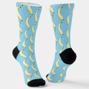Chaussette banane jaune fruit