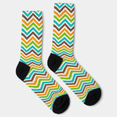 Chaussette Bande colorée Chevron (Droite)