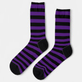 Chaussette Bande noire et violette (Gauche)