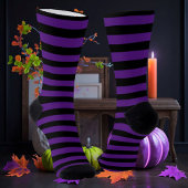 Chaussette Bande noire et violette