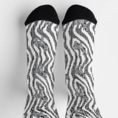 Chaussette Bande Zèbre Élégante (Haut)