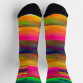 Chaussette bandes colorées (Haut)