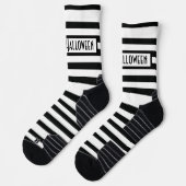 Chaussette Bandes d'Halloween (Gauche)