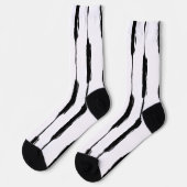 Chaussette Bandes encrées (Gauche)