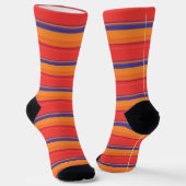 Chaussette Bandes estivales colorées (Angulaire)