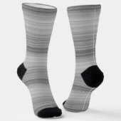 Chaussette Bandes gris mignonnes (Angulaire)