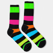 Chaussette Bandes néon (Droite)