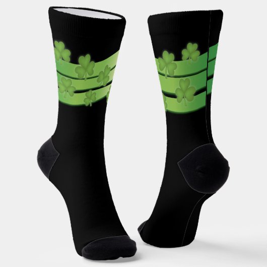 Chaussette Bandes shamrocks (Angulaire)