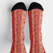 Chaussette Bandes verticales des notes de musique (Haut)