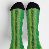 Chaussette Bandes verticales des notes de musique (Haut)