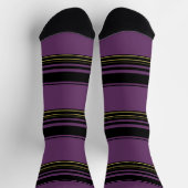 Chaussette Bandes violettes mignonnes (Haut)