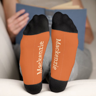 Chaussette Bas personnalisé avec monogramme et nom personnali
