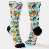Chaussette Base-ball amusant (Angulaire)