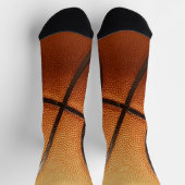 Chaussette Basket-ball Pimply Orange, Chaussettes Full Print (Haut)