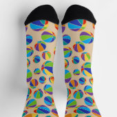 Chaussette Basketballs motif coloré (Haut)