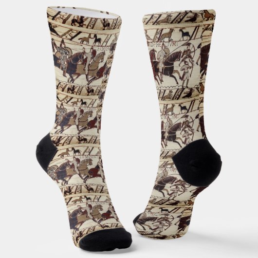 Chaussette Bataille de Hastings - chevaliers normands (Angulaire)
