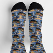 Chaussette Bateau de Noël Pug Fêtes (Haut)