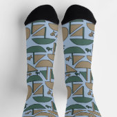 Chaussette Bateaux et poissons (Haut)