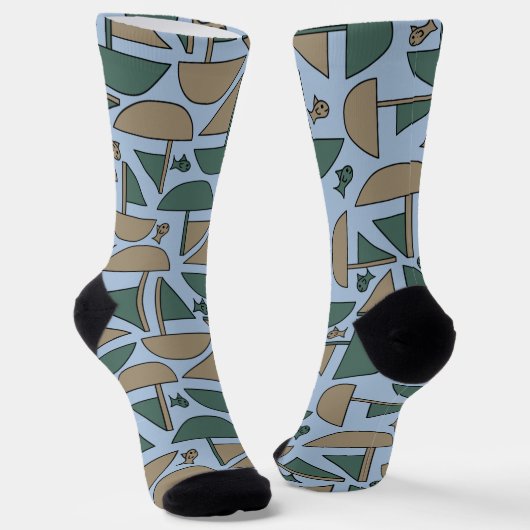 Chaussette Bateaux et poissons (Angulaire)