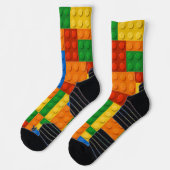 Chaussette Bâtiments Motif peau Jouer Bricks (Gauche)