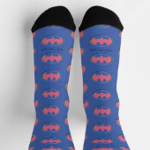 Chaussette Batman | Logo Pink Polka Dot (Haut)