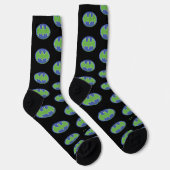Chaussette Batman | Symbole pourpre et vert (Droite)