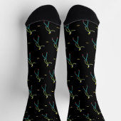 Chaussette Bâton de kubb jouant Stickman (Haut)