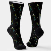 Chaussette Bâton de kubb jouant Stickman (Angulaire)