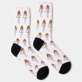 Chaussette Bâtonniste Rasta (Droite)