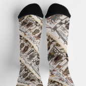 Chaussette Bayeux Tapestry - King Harold Coronation (Haut)