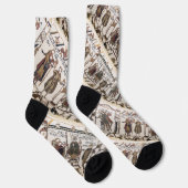 Chaussette Bayeux Tapestry - King Harold Coronation (Droite)