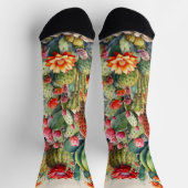 Chaussette Beau Cactus Flower (Haut)