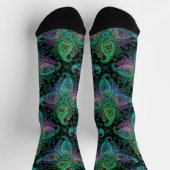 Chaussette Beau design Paisley (Haut)