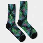 Chaussette Beau design Paisley (Droite)