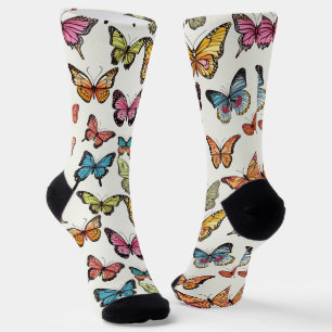 Chaussette Beau Motif papillon