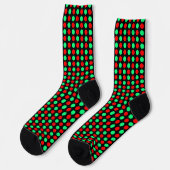 Chaussette Beau Noël Vert & Rouge (Gauche)