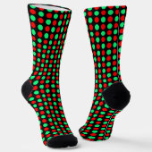 Chaussette Beau Noël Vert & Rouge (Angulaire)