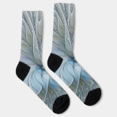 Chaussette Beauté élégante Moderne Abstraite Fractal Art Flow (Droite)