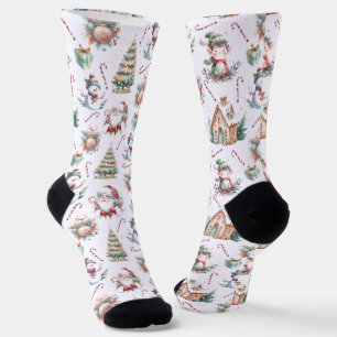Chaussette Beaux éléments de Noël