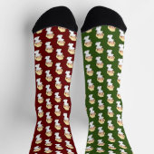 Chaussette Bébé blond Angel mignon Carton de Noël (Haut)