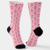 Chaussette Bébé de tortue rose mignonne (Angulaire)
