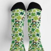 Chaussette Bébé Hibou Mignon St Patrick Dessin Animé (Haut)